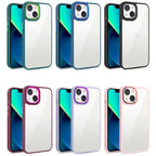 3 in 1 Electroplated Acrylic Phone Case, For iPhone 14, For iPhone 14...