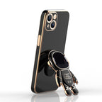 Plating Astronaut Holder Phone Case, For iPhone 11 Pro Max, For iPhone...