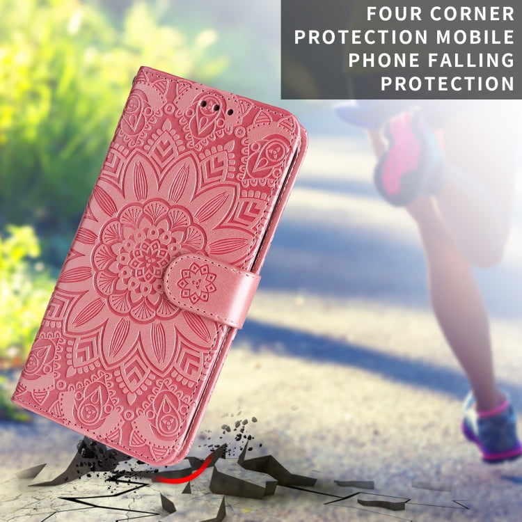 Embossed Sunflower Leather Phone Case, For iPhone 12 mini, For iPhone 12 / 12 Pro, For iPhone 12 Pro Max, For iPhone 11