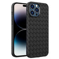 BV Phone Case – Woven All-inclusive Phone Case, For iPhone 14 Pro For iPhone 14 Pro Black