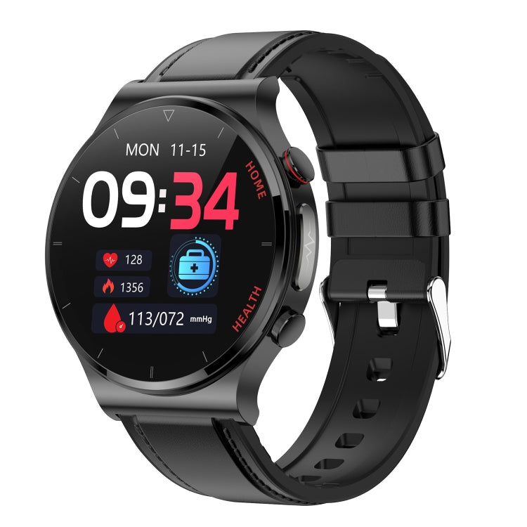 E300 Watch Band – 1.32" Screen, ECG Monitoring, Blood Pressure Monitoring (32 Inch) Black
