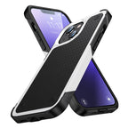 PC + TPU Shockproof Protective Phone Case, For iPhone 14 For iPhone 14 White+Black
