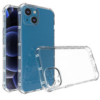 Straight Side Dual Bone Anti-fall TPU Transparent Protective Case, For iPhone 14, For iPhone 14 Plus, For iPhone 14 Pro, For iPhone 14 Pro Max For iPhone 14