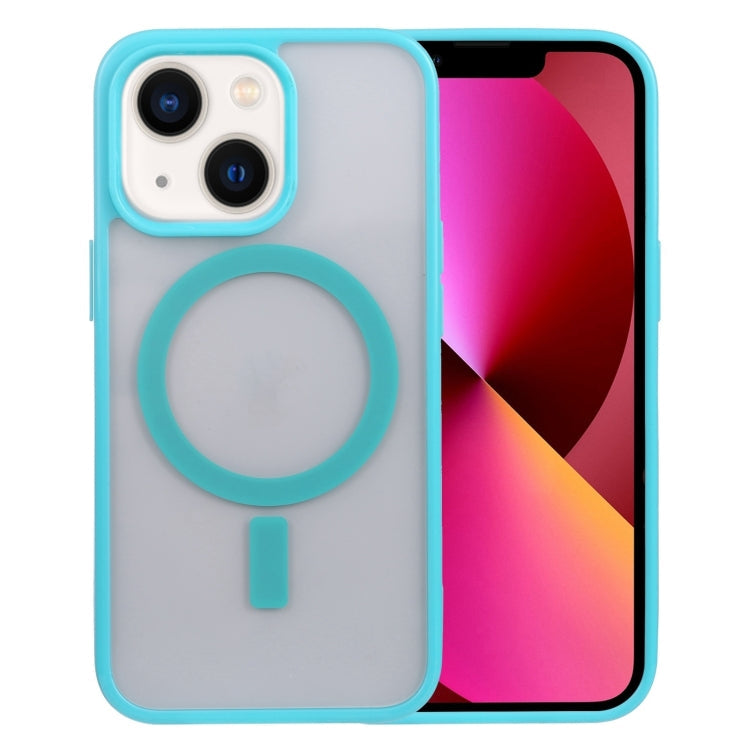 Acrylic + TPU Masafe Magnetic Phone Case, For iPhone 14, For iPhone 14 Plus, For iPhone 14 Pro, For iPhone 14 Pro Max For iPhone 14 Sky Blue