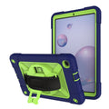 Contrast Color Robot Silicone + PC Tablet Case, For Samsung Galaxy Tab A 8.4 T307 For Samsung Galaxy Tab A 8.4 T307 Navy Blue Yellow Green