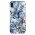IMD Marble Pattern TPU Phone Case, For iPhone XS Max For iPhone XS Max Grey