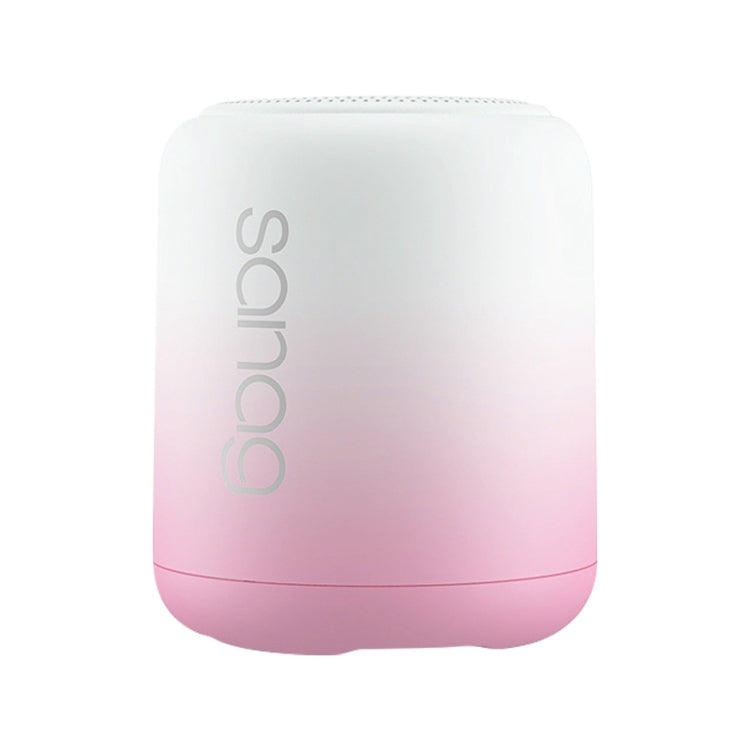 Sanag X6S Outdoor Portable Mini Gradient Bluetooth Speaker – Waterproof, Bluetooth White Pink