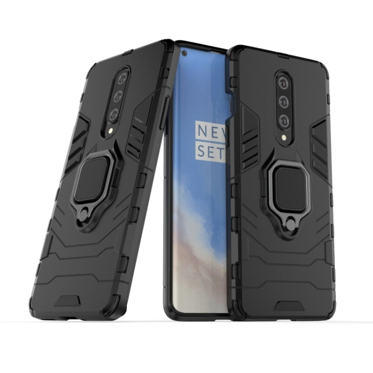 PC + TPU Shockproof Protective Case with Magnetic Ring Holder – Shockproof, Ring Holder, Magnetic, For OnePlus 8 Pro, For OnePlus 8, For Galaxy M31 For OnePlus 8 Black