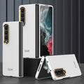 GKK Ultra-thin Electroplating Lens Frame Phone Case, For Samsung Galaxy Z Fold4 For Samsung Galaxy Z Fold4 White