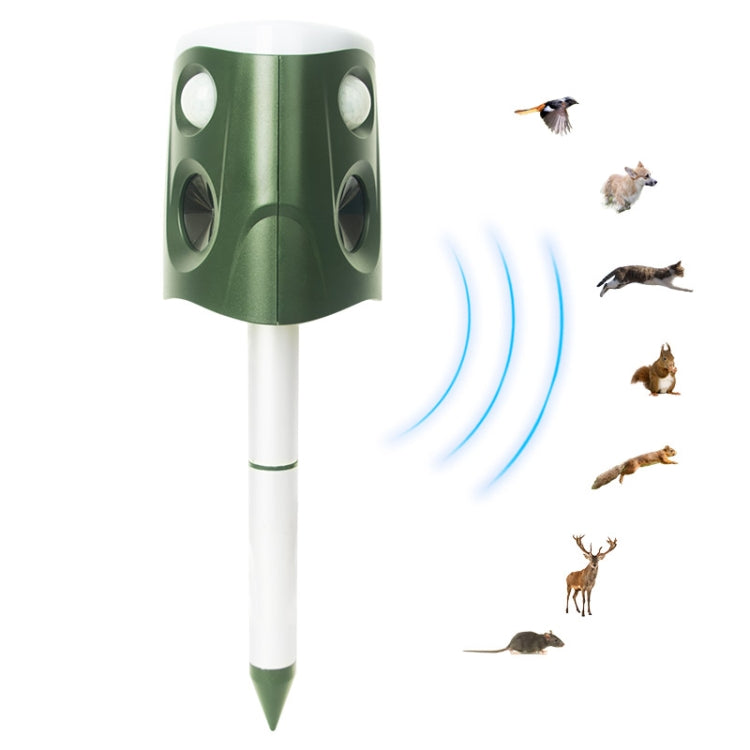 SJZ026 360 Degree Ultrasonic Solar Energy Outdoor Animal Repellent, SJZ026 SJZ026