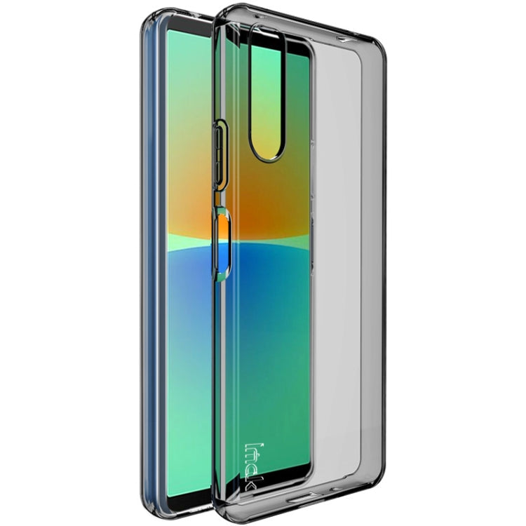 UX-5 Series Transparent Shockproof TPU Protective Phone Case – Shockproof, TPU, For Sony Xperia 1 IV, For Sony Xperia 10 IV For Sony Xperia 10 IV Transparent Black