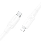 hoco X84 20W USB-C / Type-C to 8 Pin Solid PD Charging Data Cable，Length：1m
