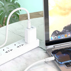 hoco X84 20W USB-C / Type-C to 8 Pin Solid PD Charging Data Cable，Length：1m
