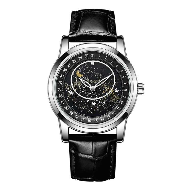 Mechanical Watch – Leather #6 Black