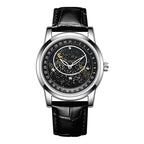 Mechanical Watch – Leather #6 Black