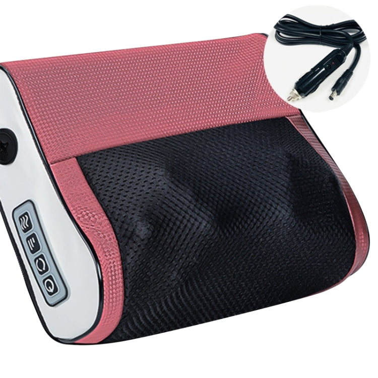 Multifunctional Hot Compress Neck Massager Car Cervical Spine Massage Pillow, Red Six Keys, Blue Six Keys, One Button, Red Upgrade, Blue Upgrade – Durable Build, Easy to Use Red Upgrade