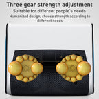 Multifunctional Hot Compress Neck Massager Car Cervical Spine Massage Pillow, Red Six Keys, Blue Six Keys, One Button, Red Upgrade, Blue Upgrade