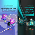 QKZ AK6 PLUS HiFi Bass Detachable Audio Cable Dynamic Heavy Bass Wired Earphone, with Mic, without Mic – Magnetic