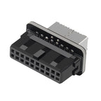 10 PCS 73S Mainboard USB 3.0 19P/20P to Type-E90 Degree Adapter, 10pcs – TPU