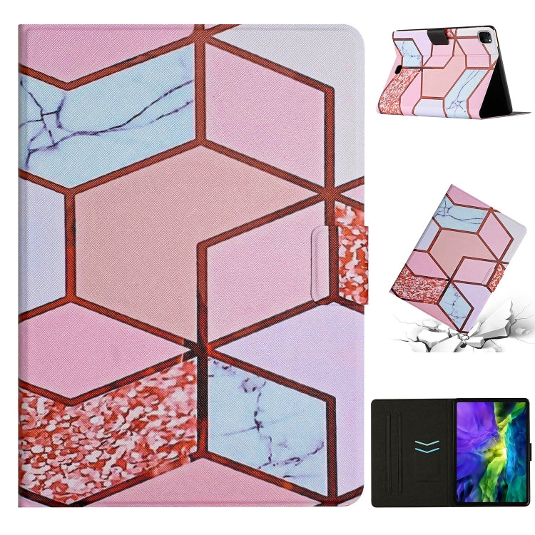 Marble Pattern Smart Leather Tablet Case – Leather, For iPad Pro 10.5 2019 / 10.2, For iPad Pro 11 2020, For iPad Air / Air 2 / 9.7 2018 / 2017, For iPad mini 2024 /mini 6, For iPad mini 5 / 4 / 3 / 2 / 1 For iPad Pro 11 2020 Splicing Marble