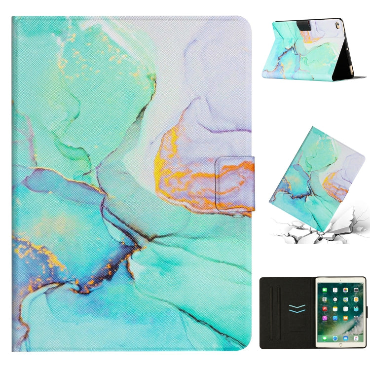 Marble Pattern Smart Leather Tablet Case – Leather, For iPad Pro 10.5 2019 / 10.2, For iPad Pro 11 2020, For iPad Air / Air 2 / 9.7 2018 / 2017, For iPad mini 2024 /mini 6, For iPad mini 5 / 4 / 3 / 2 / 1 For iPad Air Air 2 9.7 2018 2017 Green