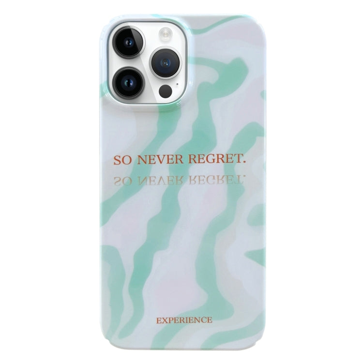 Painted Pattern PC Phone Case, For iPhone 12 Pro, For iPhone 12 Pro Max For iPhone 12 Pro Matcha Green