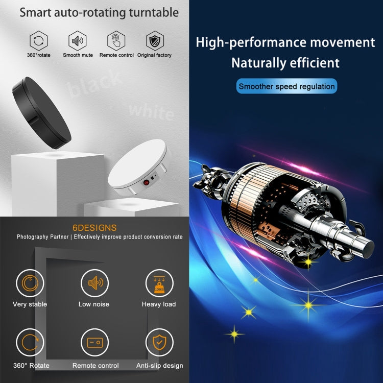 30cm Charging Rotating Display Stand Video Shooting Turntable, Load: 50kg, EU Plug, 30cm , Charging Power, US Plug, 30cm , Charging Power, UK Plug, 30cm , Charging Power, AU Plug, 30cm, Charging Power, US Plug, 30cm, Charging Power, UK Plug            ...