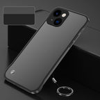 Metal Lens Frosted Finger Ring Strap Phone Case, For iPhone 14, For...