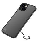 Metal Lens Frosted Finger Ring Strap Phone Case, For iPhone 14, For... For iPhone 14 Black