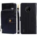 Zipper Bag Leather Phone Case – Card Slot, Leather, TPU, For Nokia C200, For Samsung Galaxy A73 5G, For Samsung Galaxy M13, For Xiaomi 12S Ultra