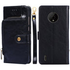 Zipper Bag Leather Phone Case – Card Slot, Leather, TPU, For Nokia C200, For Samsung Galaxy A73 5G, For Samsung Galaxy M13, For Xiaomi 12S Ultra