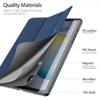 DUX DUCIS Domo Series Horizontal Flip Magnetic PU Leather Case with Three-folding Holder & Pen Slot, For Galaxy Tab S6 Lite 10.4 inch