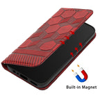 Football Texture Magnetic Leather Flip Phone Case, For Samsung Galaxy A03 164mm, For Samsung Galaxy A03s 164mm India, For Samsung Galaxy A03s 165.8mm US Version, For Samsung Galaxy A03s 166.5mm EU Version