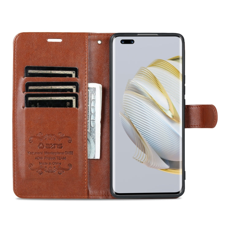 AZNS Sheepskin Texture Flip Leather Phone Case – Card Slot, Flip, Leather, For Huawei nova 10 Pro, For Huawei nova 10
