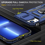 Armor PC + TPU Camera Shield Phone Case, For iPhone 13, For iPhone 13 Pro, For iPhone 13 Pro Max, For iPhone 12