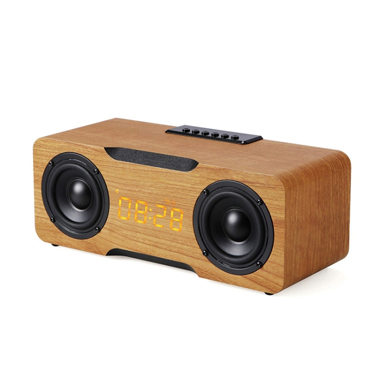M8C Multifunctional Alarm Clock Bluetooth Speaker Yellow