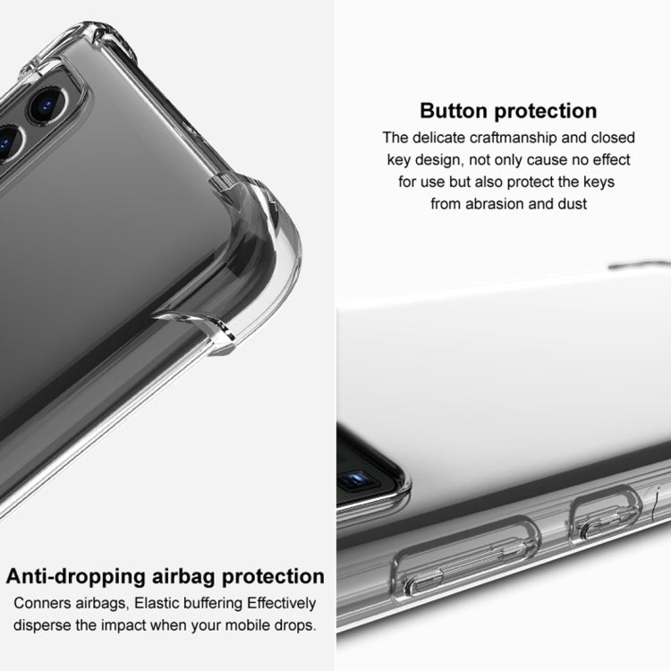 All-inclusive Shockproof Airbag TPU Protective Case, with Screen Protector – Shockproof, Screen Protector, TPU, For LG V60 ThinQ 5G, For Galaxy A71, For Galaxy S20+ 5G, For Sony Xperia 10 II