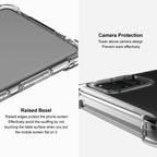 All-inclusive Shockproof Airbag TPU Protective Case, with Screen Protector – Shockproof, Screen Protector, TPU, For LG V60 ThinQ 5G, For Galaxy A71, For Galaxy S20+ 5G, For Sony Xperia 10 II