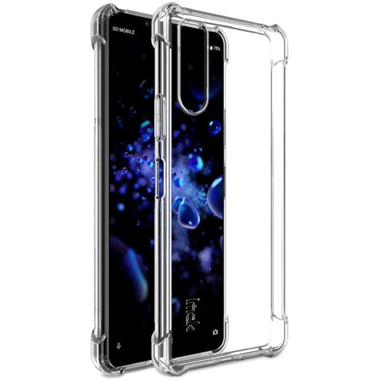 All-inclusive Shockproof Airbag TPU Protective Case, with Screen Protector – Shockproof, Screen Protector, TPU, For LG V60 ThinQ 5G, For Galaxy A71, For Galaxy S20+ 5G, For Sony Xperia 10 II For Sony Xperia 10 II Transparent