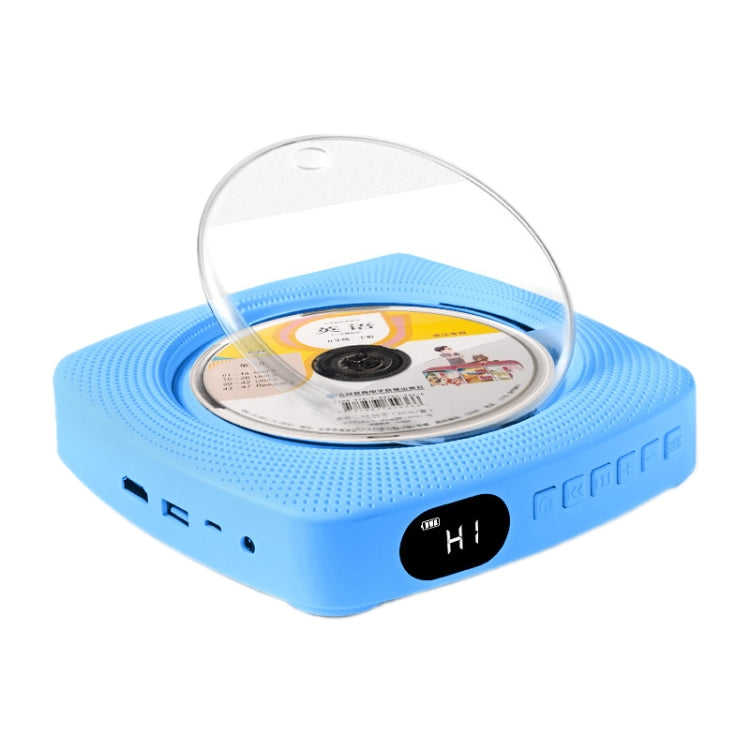 Kecag KC-609 Wall Mounted Home DVD Player Bluetooth CD Player, DVD/CD+Connectable TV + Plug-In Version, CD Version+ Not Connected to TV+ Plug-In Version, CD Version +Not Connected to TV + Charging Version, CD Version +                                 ... DVD CD+Connectable TV + Plug-In Version Blue