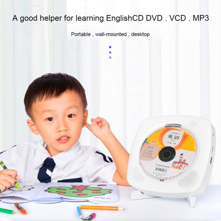 Kecag KC-609 Wall Mounted Home DVD Player Bluetooth CD Player, DVD/CD+Connectable TV + Plug-In Version, CD Version+ Not Connected to TV+ Plug-In Version, CD Version +Not Connected to TV + Charging Version, CD Version +                                 ...
