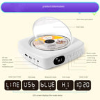 Kecag KC-609 Wall Mounted Home DVD Player Bluetooth CD Player, DVD/CD+Connectable TV + Plug-In Version, CD Version+ Not Connected to TV+ Plug-In Version, CD Version +Not Connected to TV + Charging Version, CD Version +                                 ...