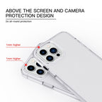 Crystal Clear Frosted Phone Case, For iPhone 14, For iPhone 14 Plus, For iPhone 14 Pro, For iPhone 14 Pro Max