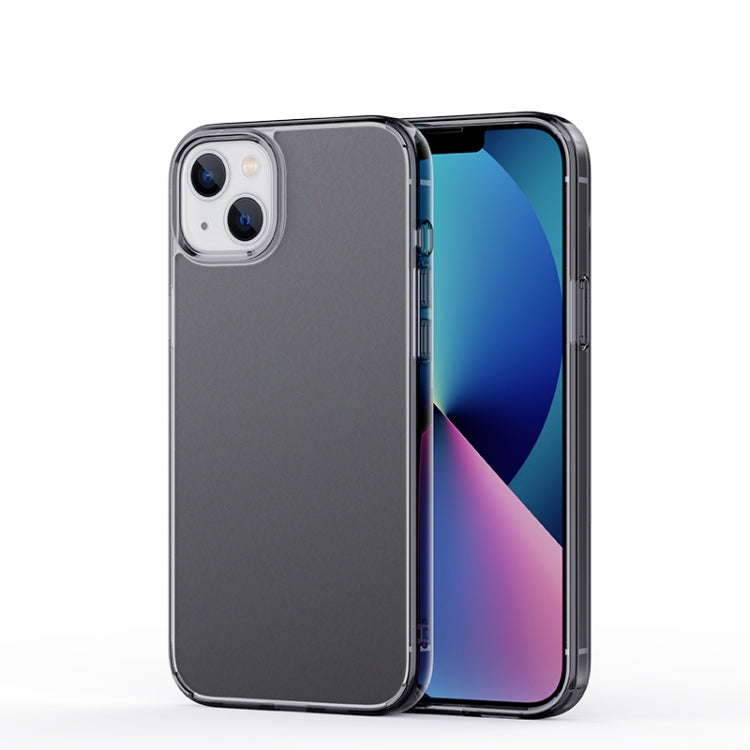 Crystal Clear Frosted Phone Case – TPU, For iPhone 14, For iPhone 14 Plus, For iPhone 14 Pro, For iPhone 14 Pro Max For iPhone 14 Plus Transparent Black