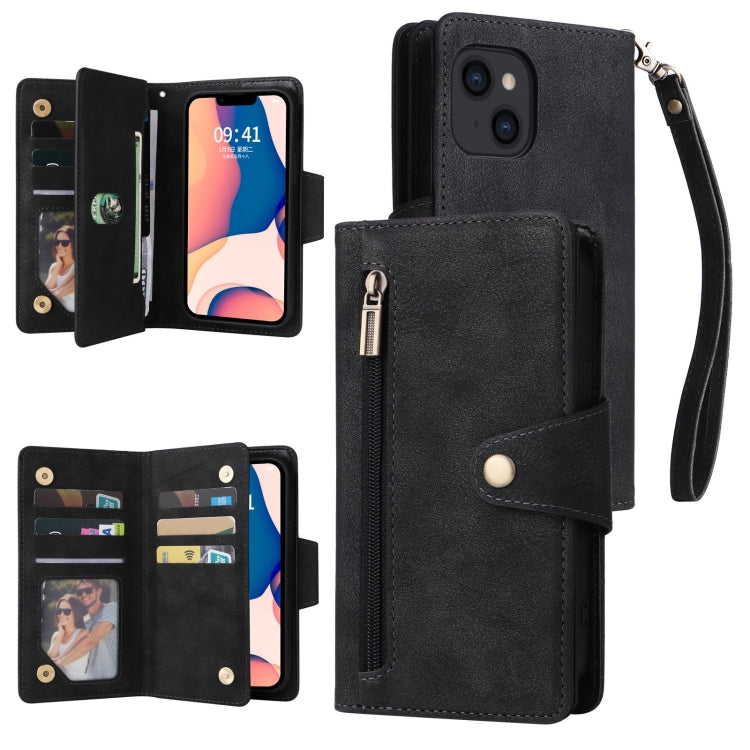 Phone Case – Leather (iPhone 14) #13 For iPhone 14 Black