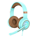 Y20 LED Bass Stereo PC Wired Gaming Headset with Microphone – Durable Build, Easy to Use Blue