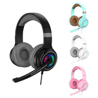 Y20 LED Bass Stereo PC Wired Gaming Headset with Microphone – Durable Build, Easy to Use