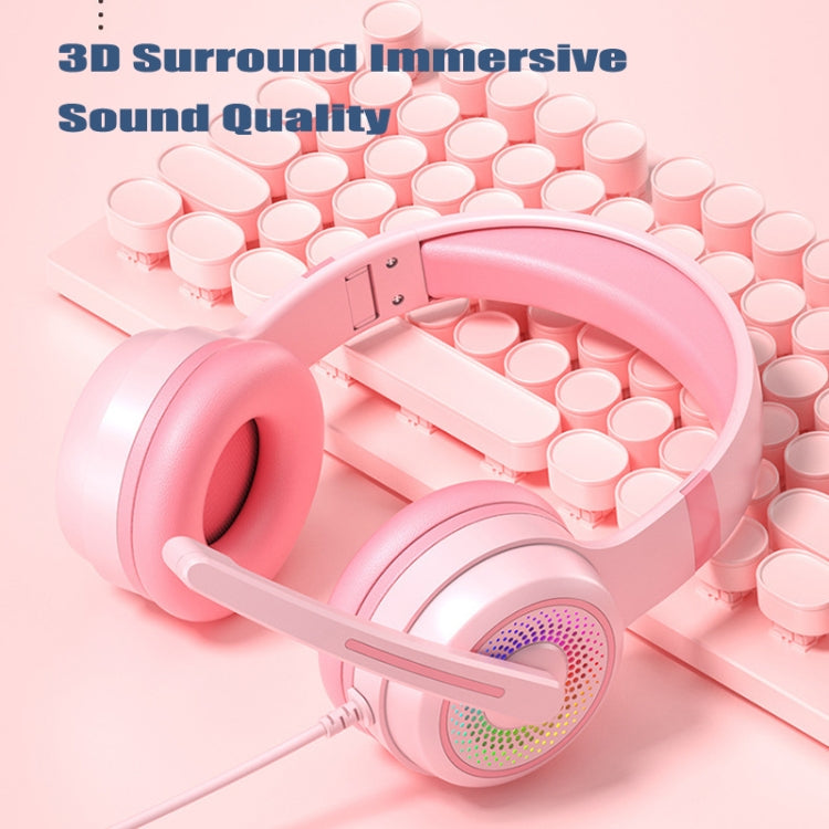 Y20 LED Bass Stereo PC Wired Gaming Headset with Microphone – Durable Build, Easy to Use
