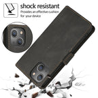 Retro Magnetic Closing Clasp Leather Case, For iPhone 14 Pro Max, For iPhone 14 Pro, For iPhone 14, For iPhone 14 Plus