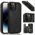 Butterflies Flowers Double Buckle Case, For iPhone 14 Pro Max, For iPhone 14 Pro For iPhone 14 Pro Max Black